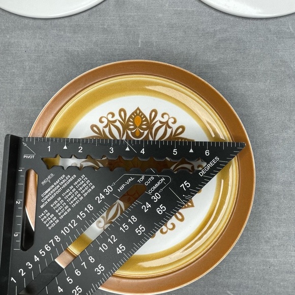 Vintage Lytton Casual Ceram Stoneware Japan Side Plates CH9600 Set of 4 - Picture 11 of 14